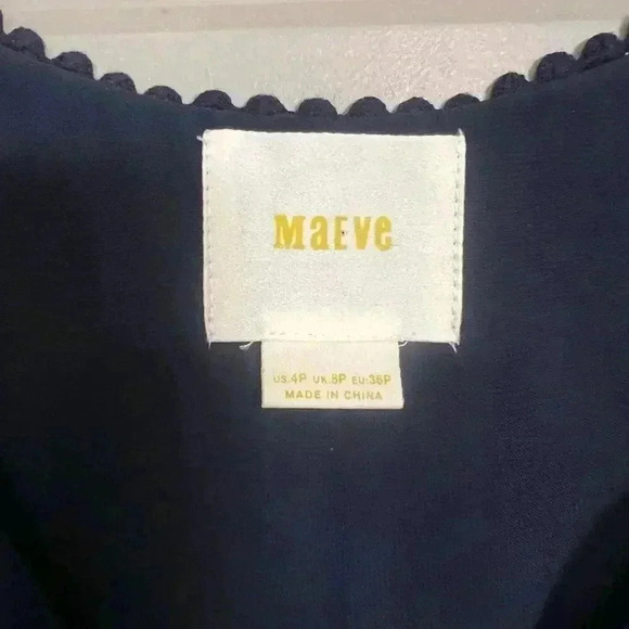 Anthropologie Maeve Fringe Sleeveless Dress - Size 4P - Picture 2 of 9